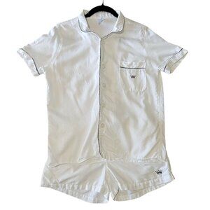 Royal Highnies Pajama Set Womens Small Luxury Lounge Shorts Honeymoon Pima